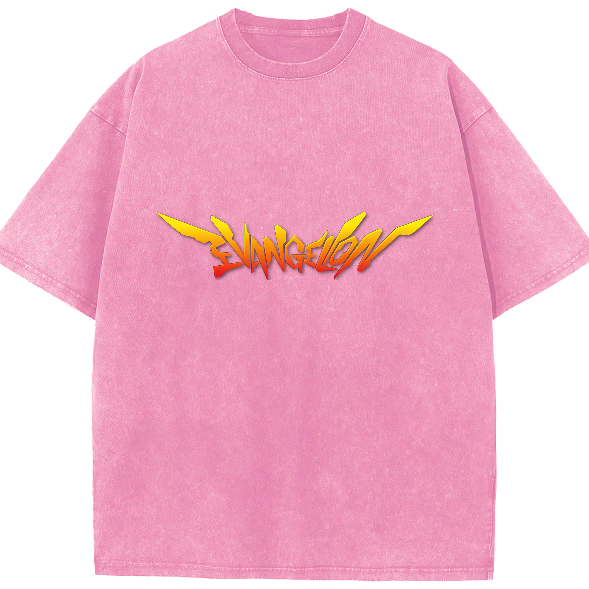 （画像用） EVA 新世紀エヴァンゲリオン 綿100% ヴィンテージ風 半袖Tシャツ（フロントプリント）